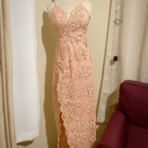 Beautiful blush Bridesmaids dress / Prom dress